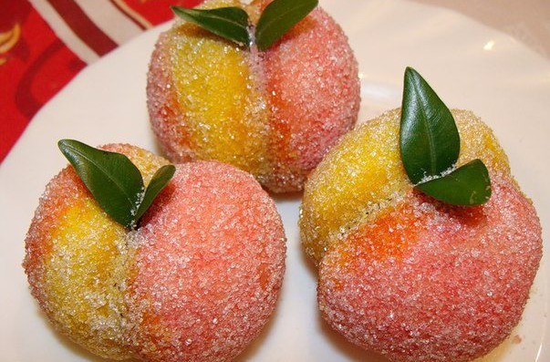 печенье персики пошаговый рецепт